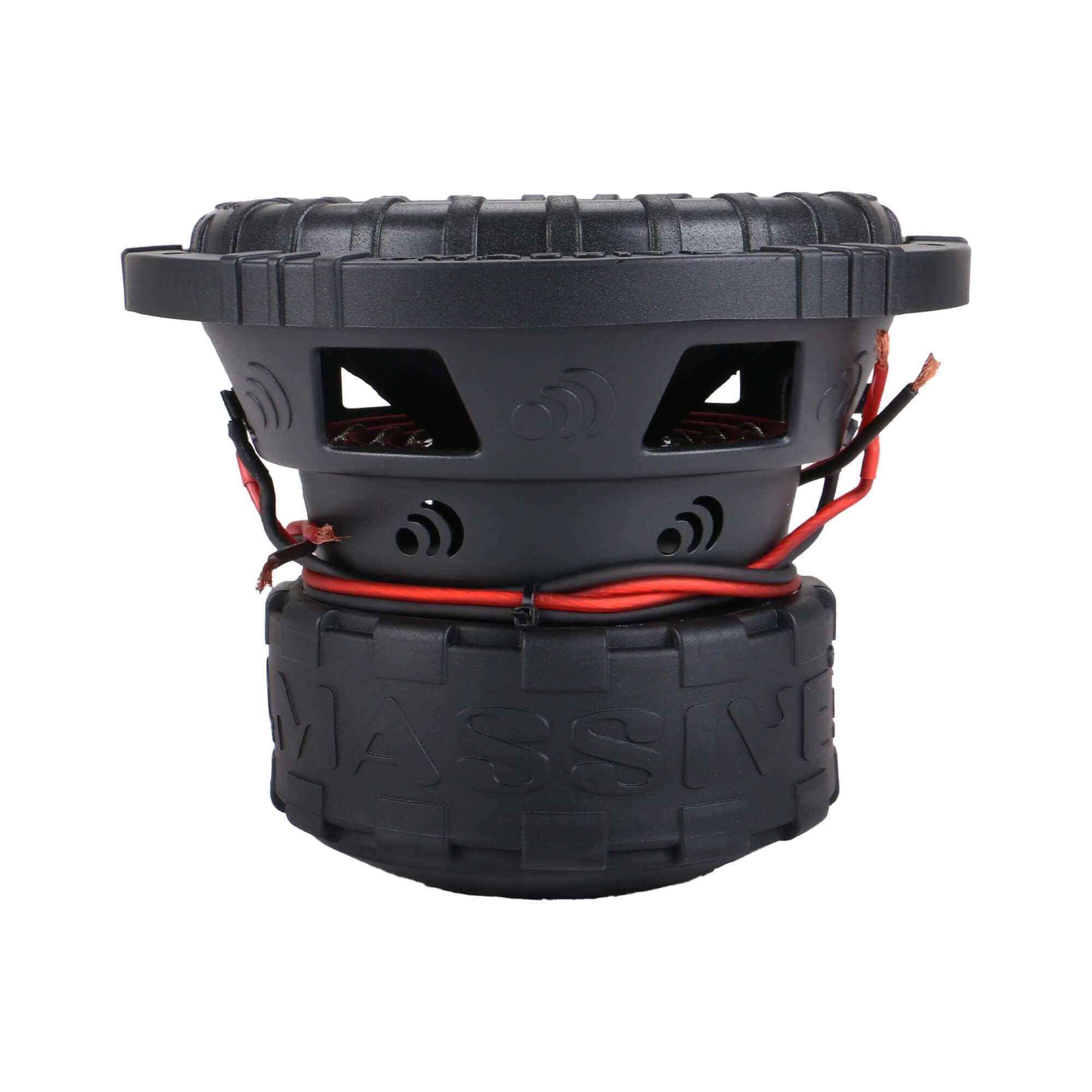 Massive Audio GTR82-8" 600 Watts RMS / 1200w MAX Dual 2 Ohm Subwoofer with Grill
