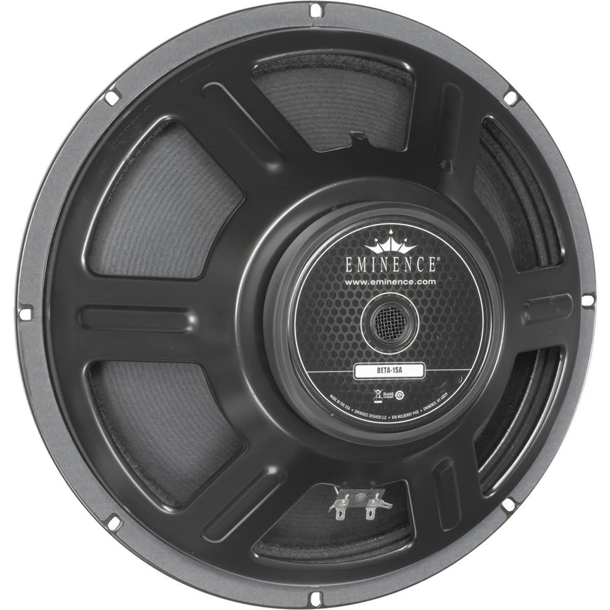 Eminence American Standard Beta-15A 15" Pro Audio Speaker, 300 Watts at 8 Ohms, Black