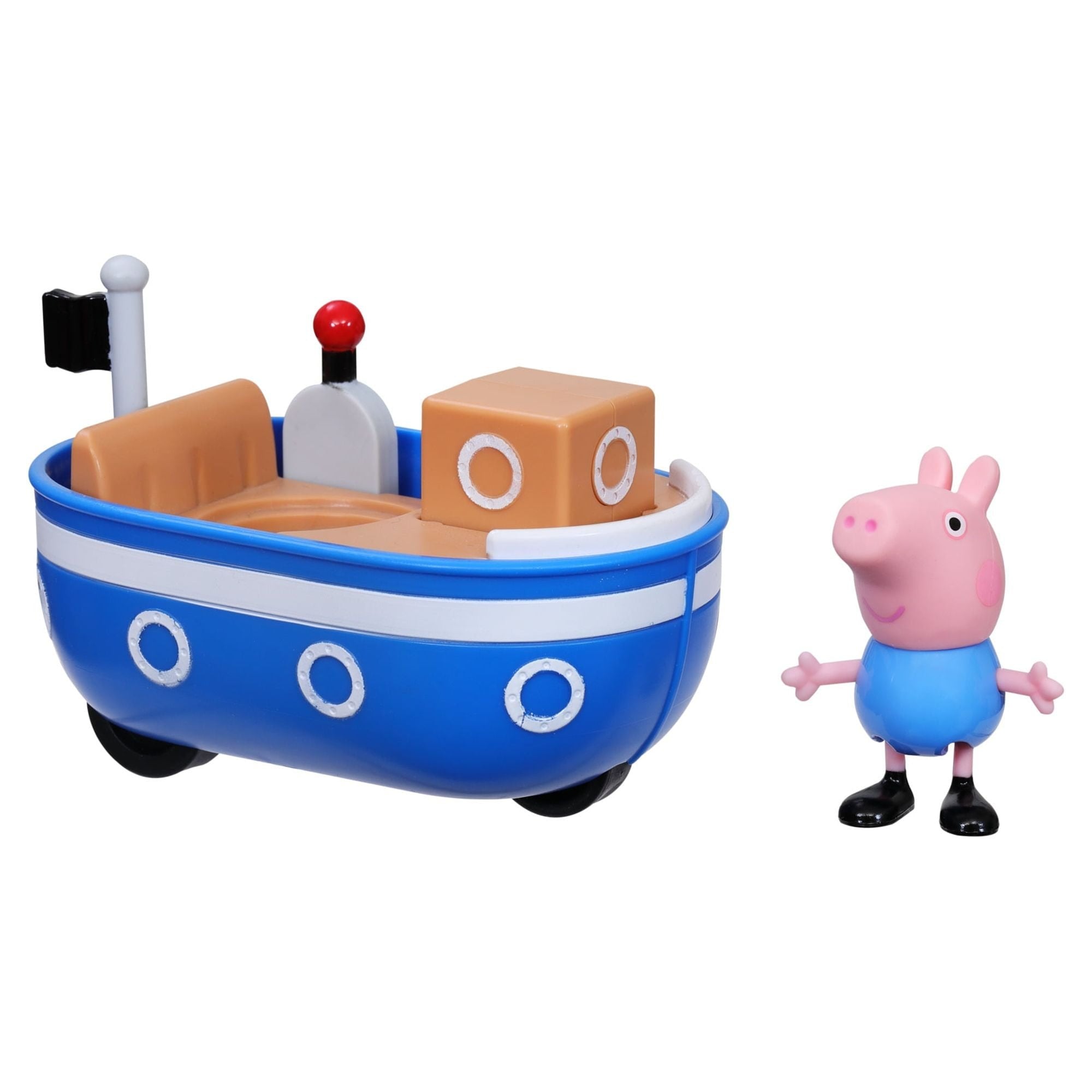Peppa Pig Peppa's Adventures Little Boat Toy Includes 3-inch George Pig Figure