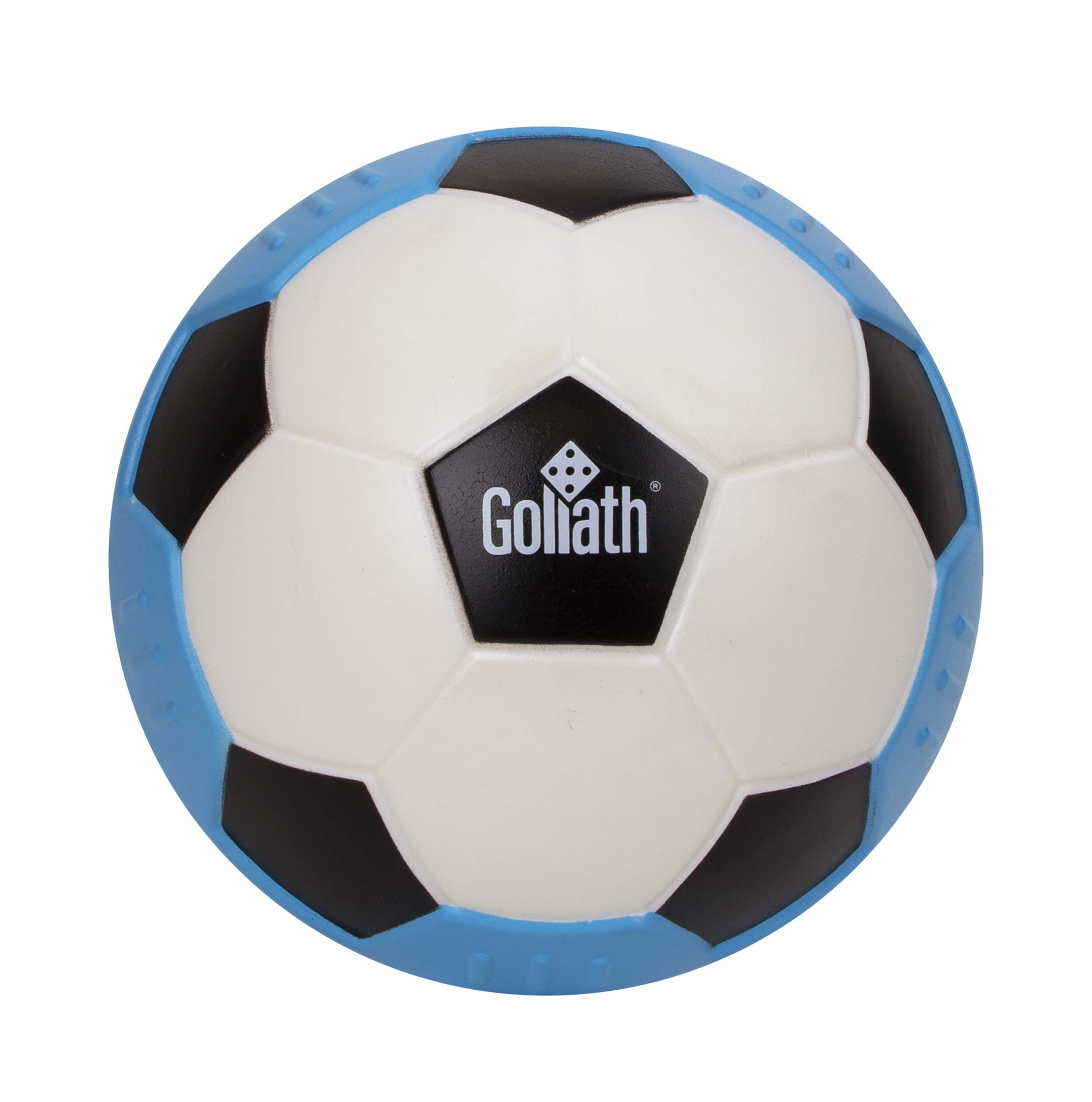 Goliath Sports Soccer Slider Soft Soccer Ball Shaped Foam Slider Effortlessly Glides Over Smooth Surfaces - for Indoor Game Play, Blue