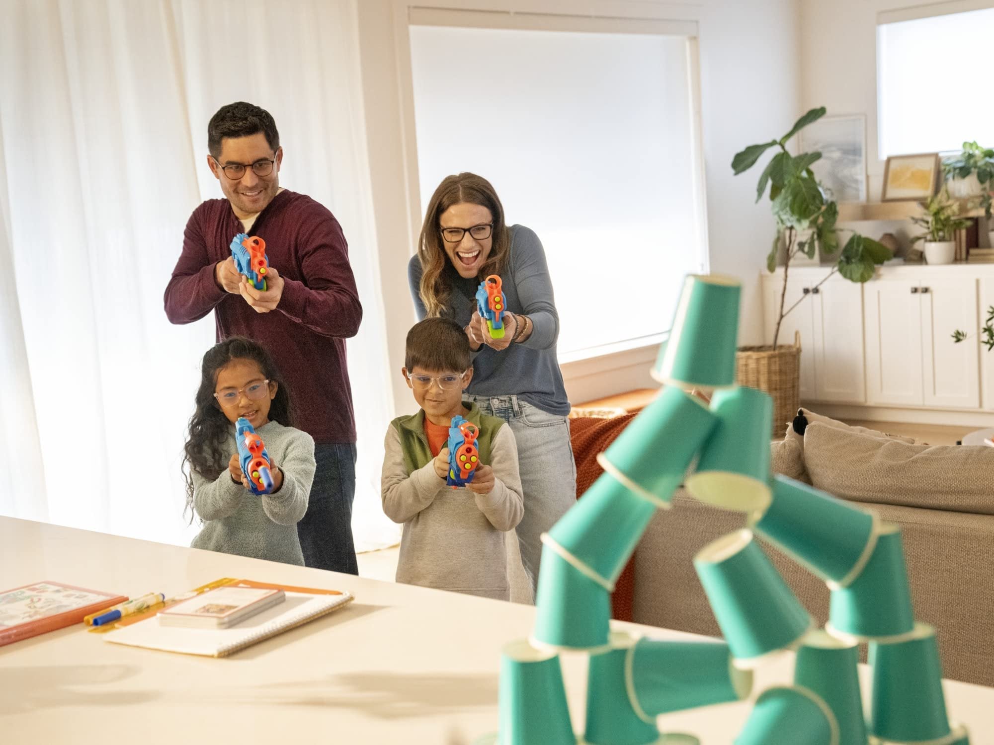 Nerf Elite Junior Ultimate Starter Set, 2 Blasters, 15 Nerf Elite Darts