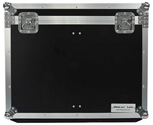 DEEJAY LED Utility Trunk 29.9x21.56x24.02. Engineered To Hold Tools/Lighting Or Others With Caster Board Recessed Handle And Tough Pro Gauge Ball Corners One Black Interior DEEJAY LED TBHTUT2230W
