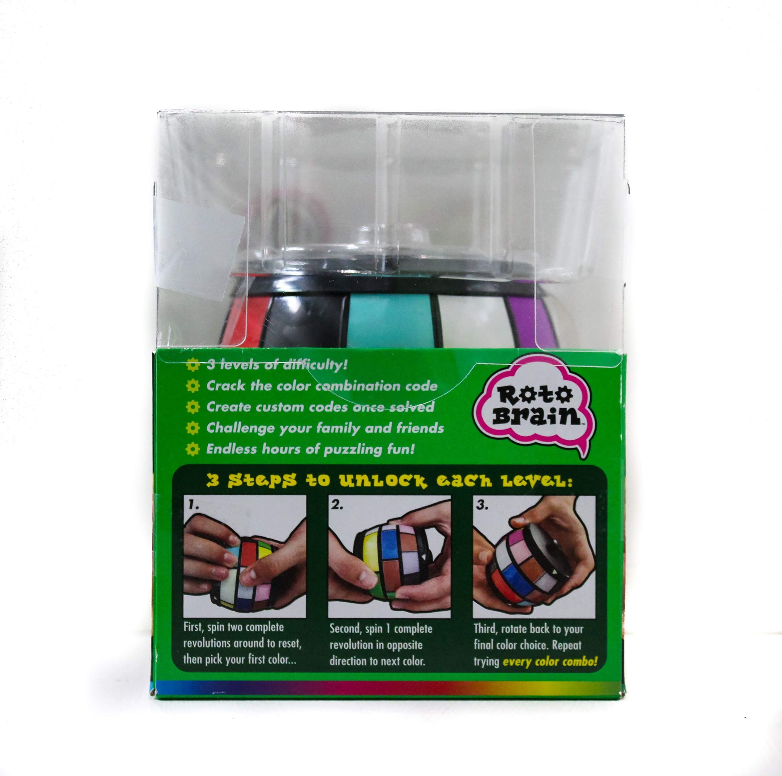 Creative Brainworks Roto Brain 3D Puzzle Sphere - Brain Teaser Puzzle Game to Fidget, Twist, Turn - 3 Levels of Difficulty, Crack The Code for This IQ | Memory Booster! for Kids and Adults, Age 8+