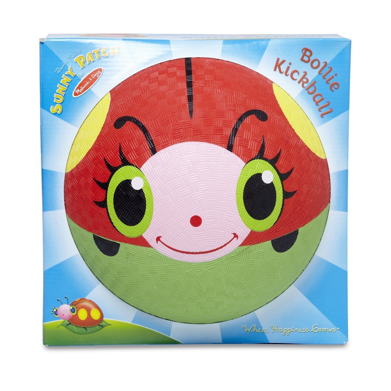 Melissa & Doug Sunny Patch Bollie Ladybug Classic Rubber Kickball