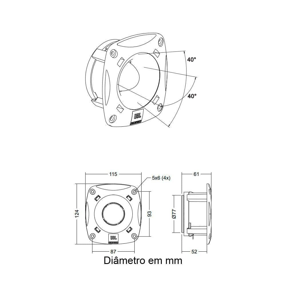 Selenium ST200 Super Tweeter, Black