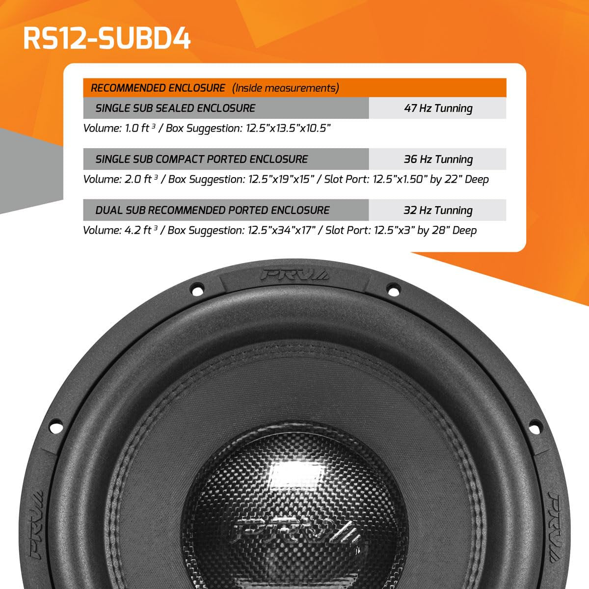 PRV AUDIO Subwoofer Car Audio
