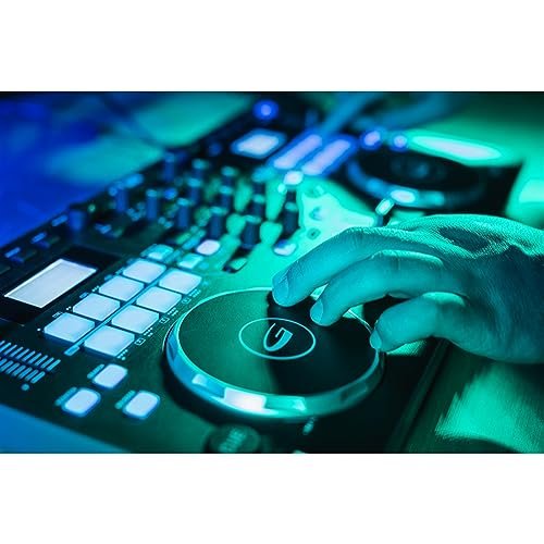 Gemini Sound GMX Versatile DJ Controller & Media Player - Compact USB/MIDI System with VirtualDJ LE, Ideal for Mobile DJs & Live Performances