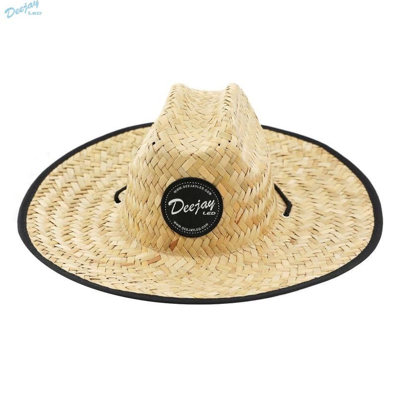 DJLA Straw HAT Black