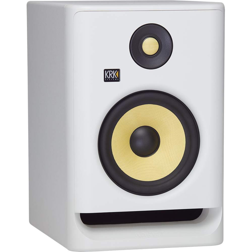 KRK RP5 Rokit 5 G4 Professional Bi-Amp 5" Powered Studio Monitor, White Noise