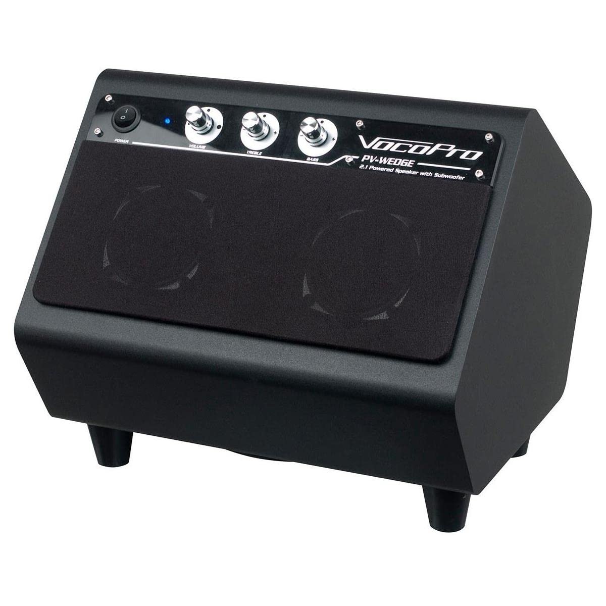 VocoPro PVWEDGE 100W 2.1POWERED Speaker W B WOF (PV-Wedge)