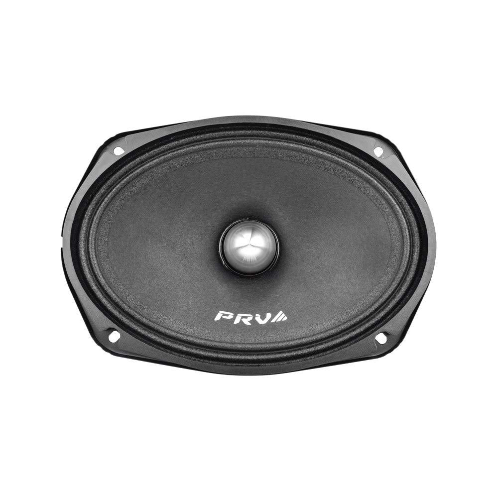 prv Audio 69MR5004BULLET 6X9 Professional Mid Range Bullet Loudspeaker 500 Watts 4 Ohms Impedance 2-Way or 3-Way Coaxial Speakers