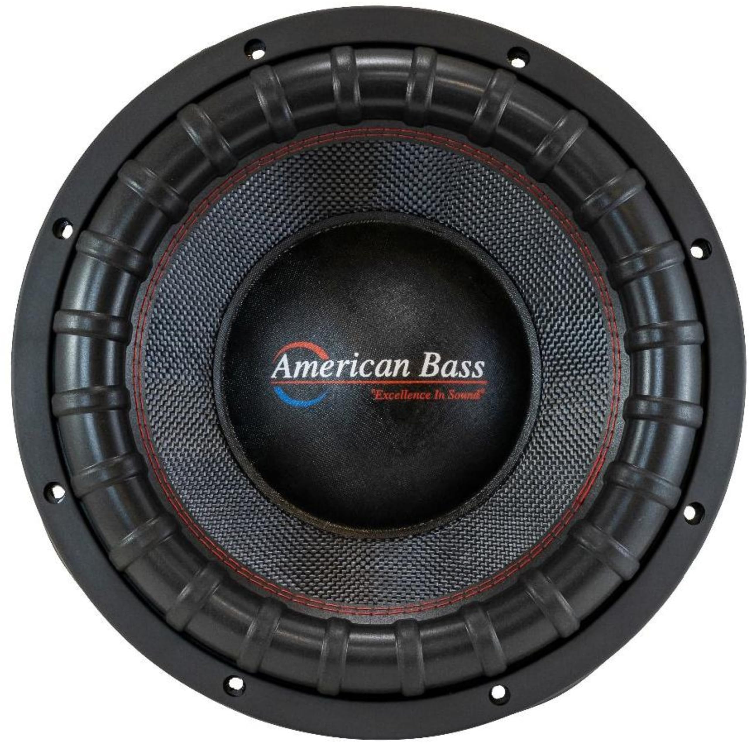 American Bass XD-1044 XD 10-inch Subwoofer 450 Watt RMS / 900 Watt Max Dual Voice Coil 4 Ohm Voice Coils 125 Oz Magnet