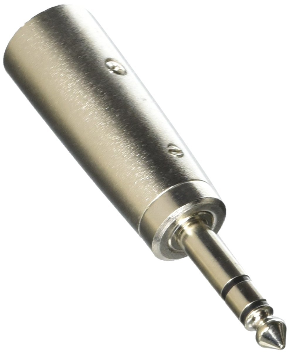 Pig Hog PAXMTM1 XLR(M)-TRS(M) Adapter, Silver
