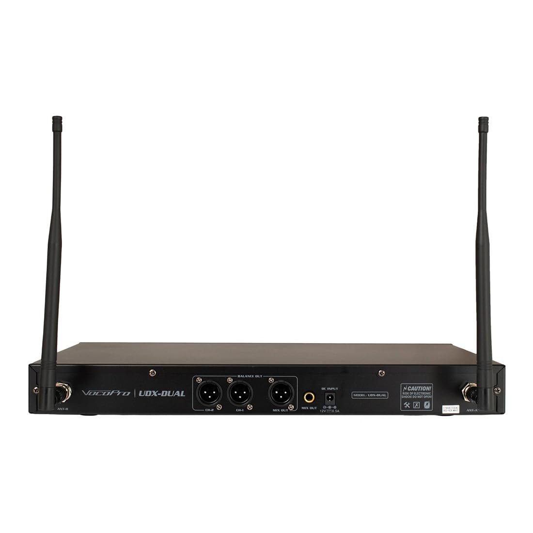 VocoPro Digital UHF PLL Wireless System with Guitar Transmitter and Headset Microphone with Wireless Bodypack