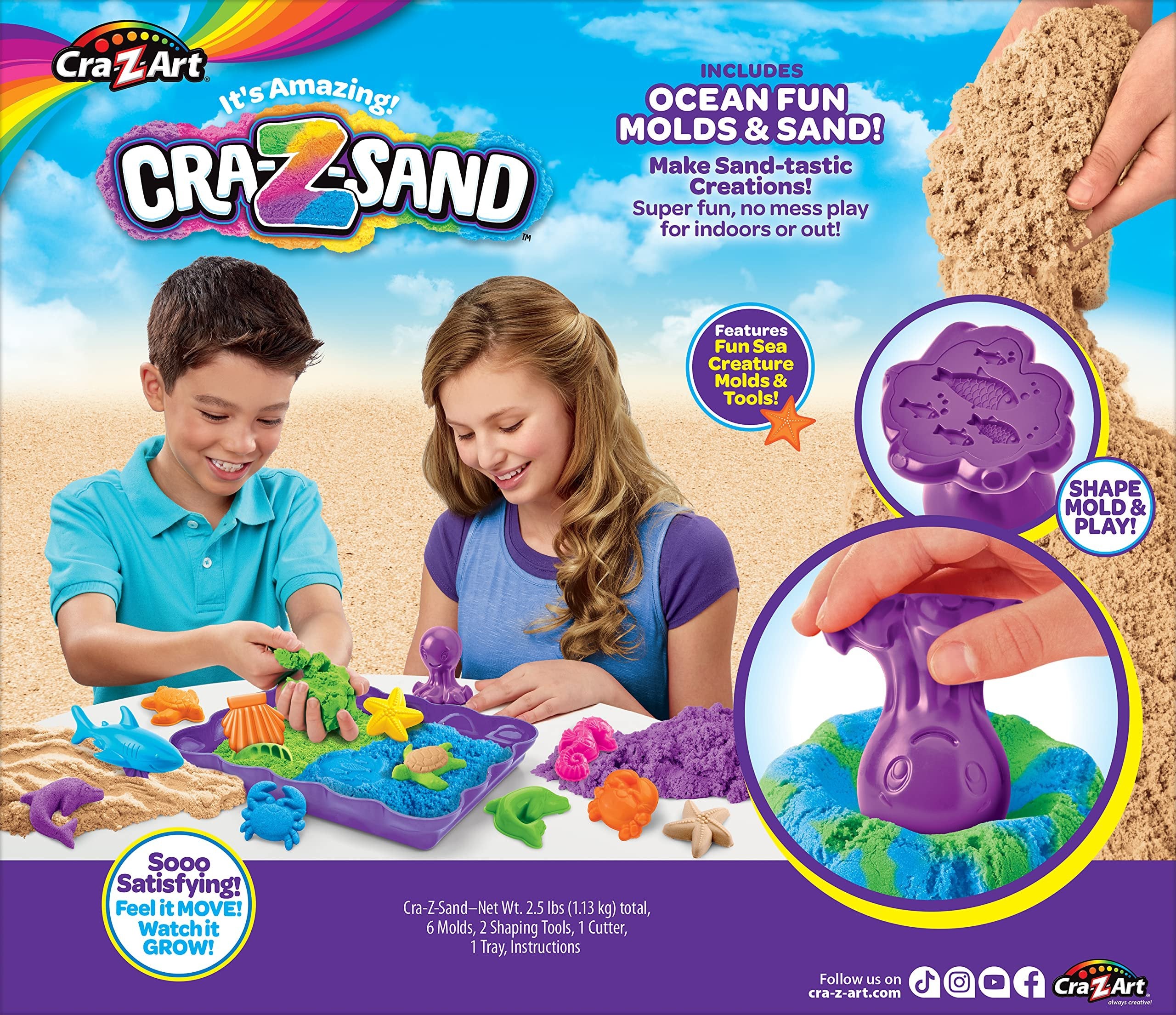 Cra-Z-Art CRA-Z-Sand Ultimate Beach Adventure Sand Activity Set