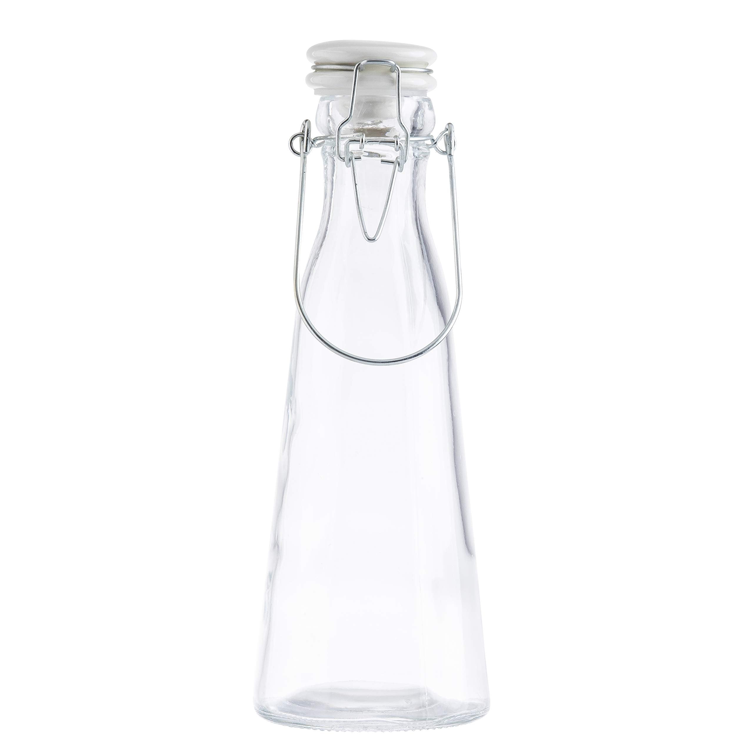 Tablecraft 17 ounce Round Resealable Carafe, Clear Glass