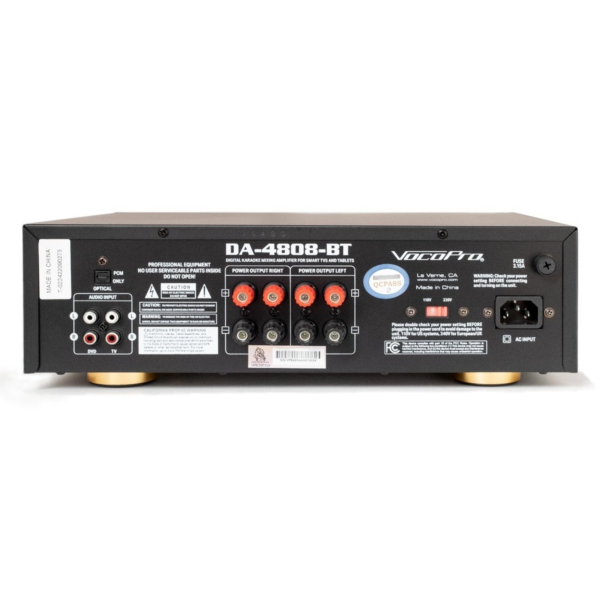 Vocopro SAP4808 250w Speaker,amplifier,mic Syst