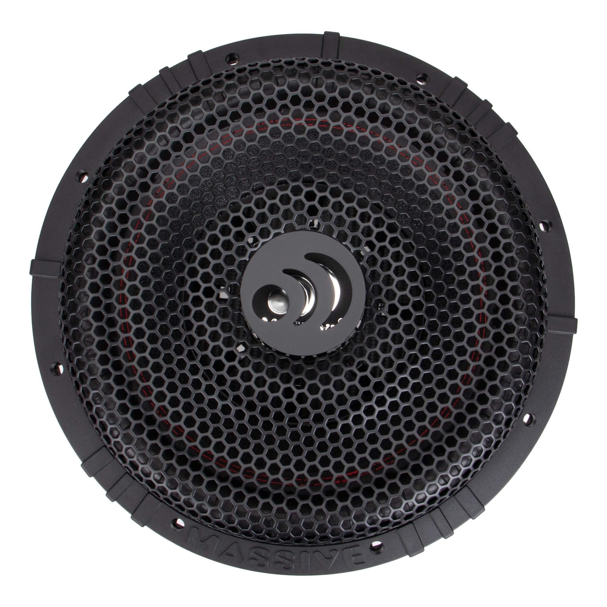 Massive Audio GTR124 | 10" 1000 Watts RMS / 1500w MAX Dual 4 Ohm Subwoofer with Grill