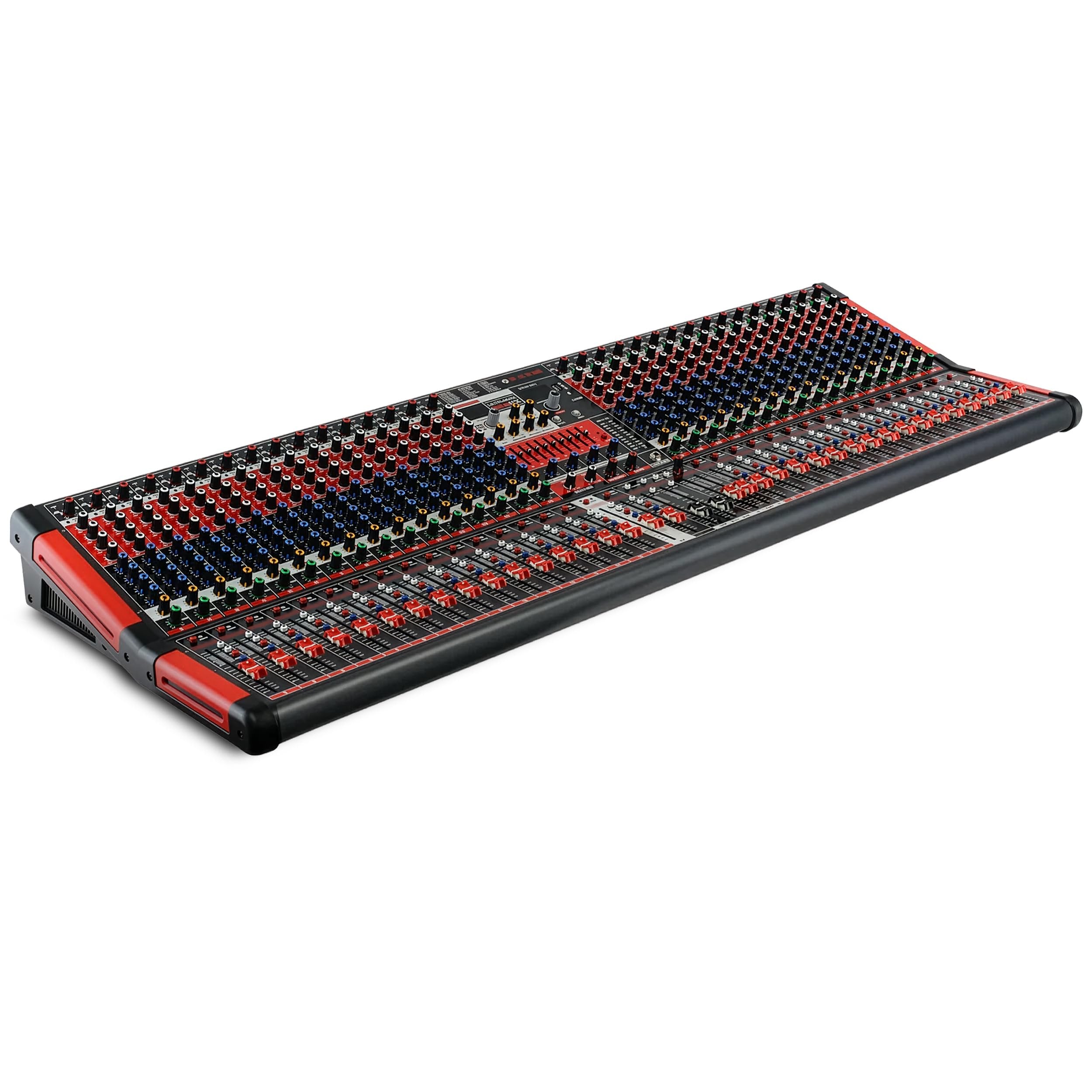 Blastking 32 Channel Analog Mixer Sound Board with 24 Digital Effects, 32 XLR 1/4" Inputs USB Audio Interface, Bluetooth, Music Studio Equipment for Live Stage and Pro Audio Recording - ULTRAMIX324FX