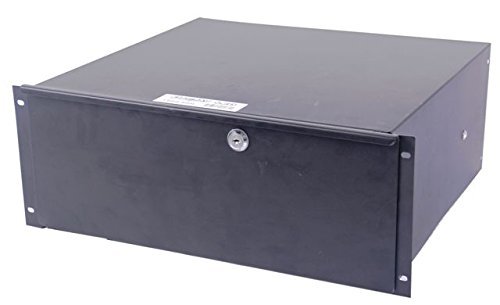 DEEJAY LED TBH Flight CASE ACCESSORY-4U Metal Locking Rack Drawer (TBH4URDW)