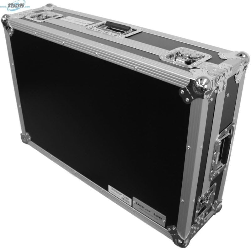 DEEJAY LED TBHDDJREV7LT DJL Fly Drive Case for Pioneer DDJREV7 Pro DJ Controller or Similarly Sized Equipment with Laptop Shelf with Wheels