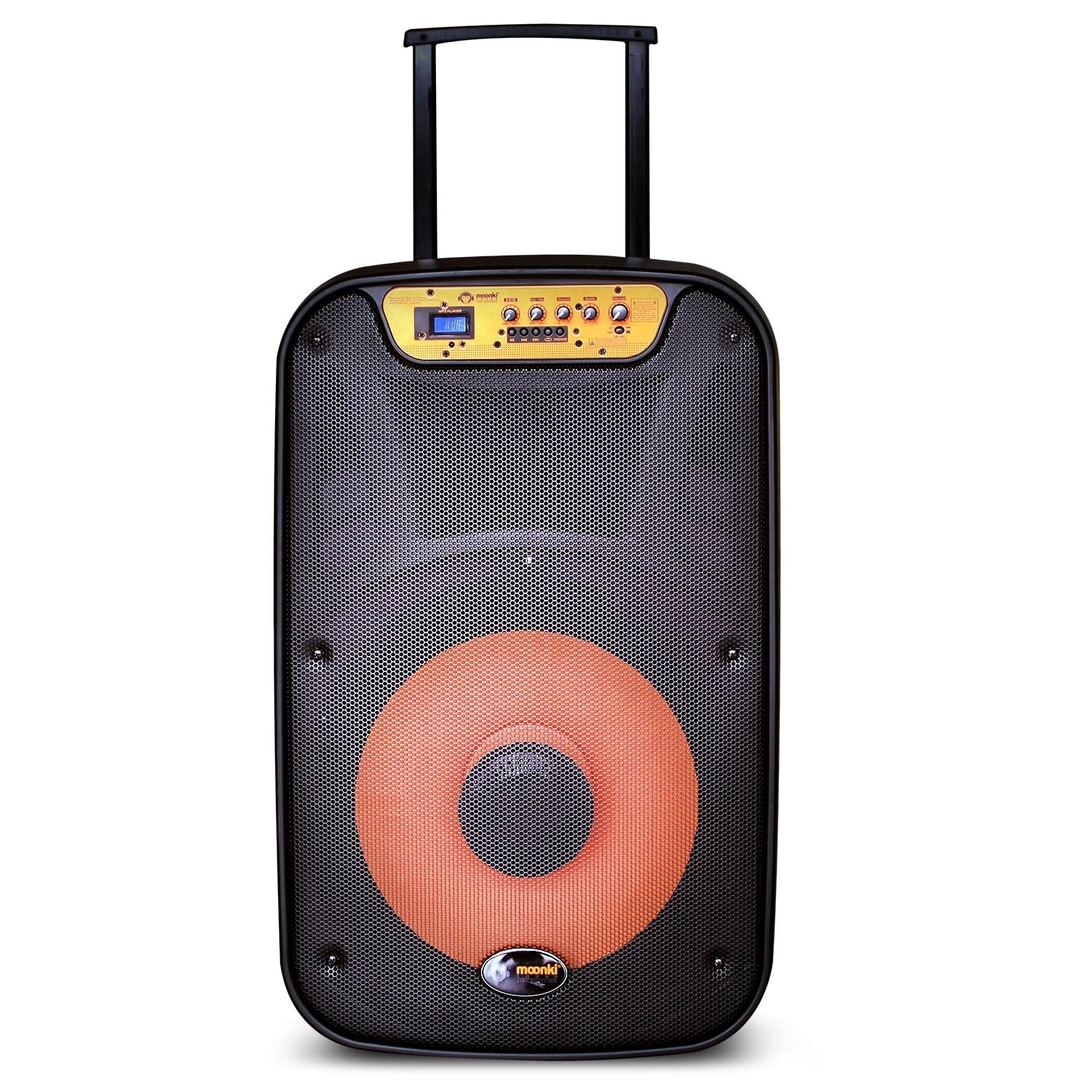 Moonki Sound MS-115B Active PA System Bluetooth Speaker with Microphone - Black