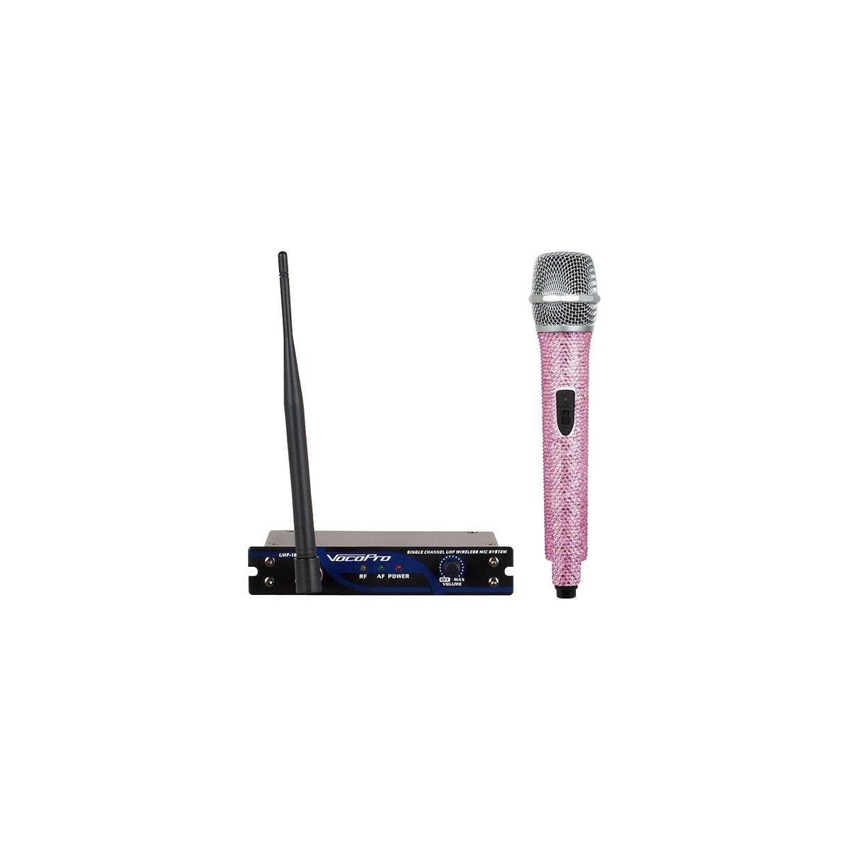 VocoPro PA System (UHF-18-DIAMOND-9B-PINK)