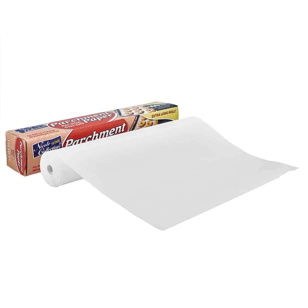 Premium White Parchment Paper - 12" x 100" (1 Pc) | Elegant, Durable, & Versatile Single Sheet - Ideal for Baking, Crafting, and More