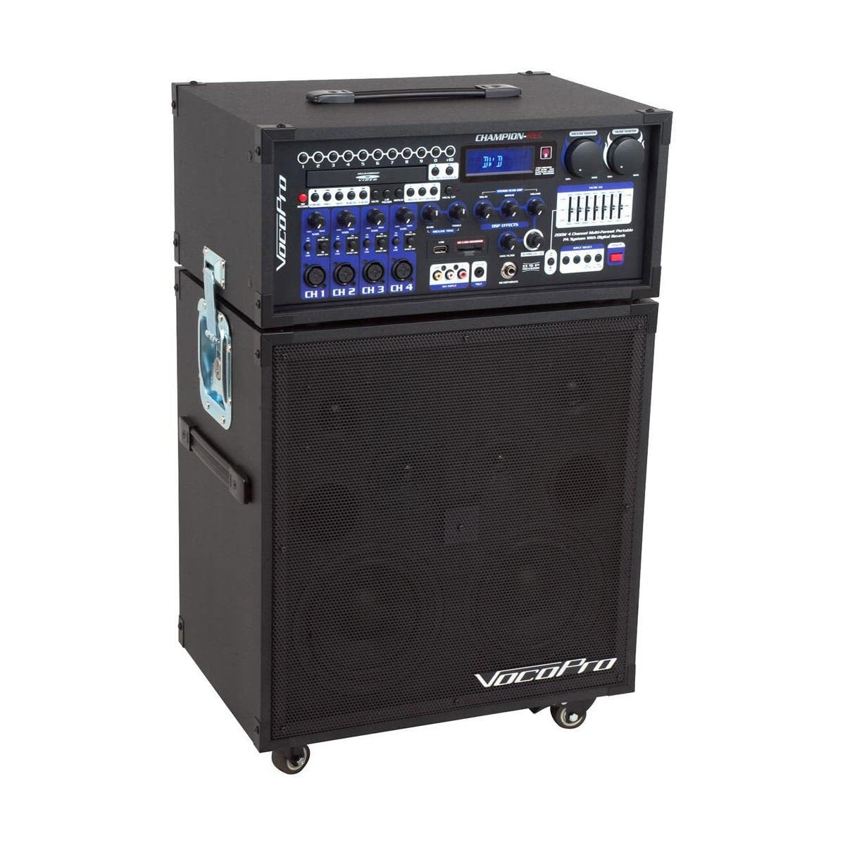 VocoPro 200W 4CH Multi-Format Digital, USB, Black (CHAMPIONREC9)