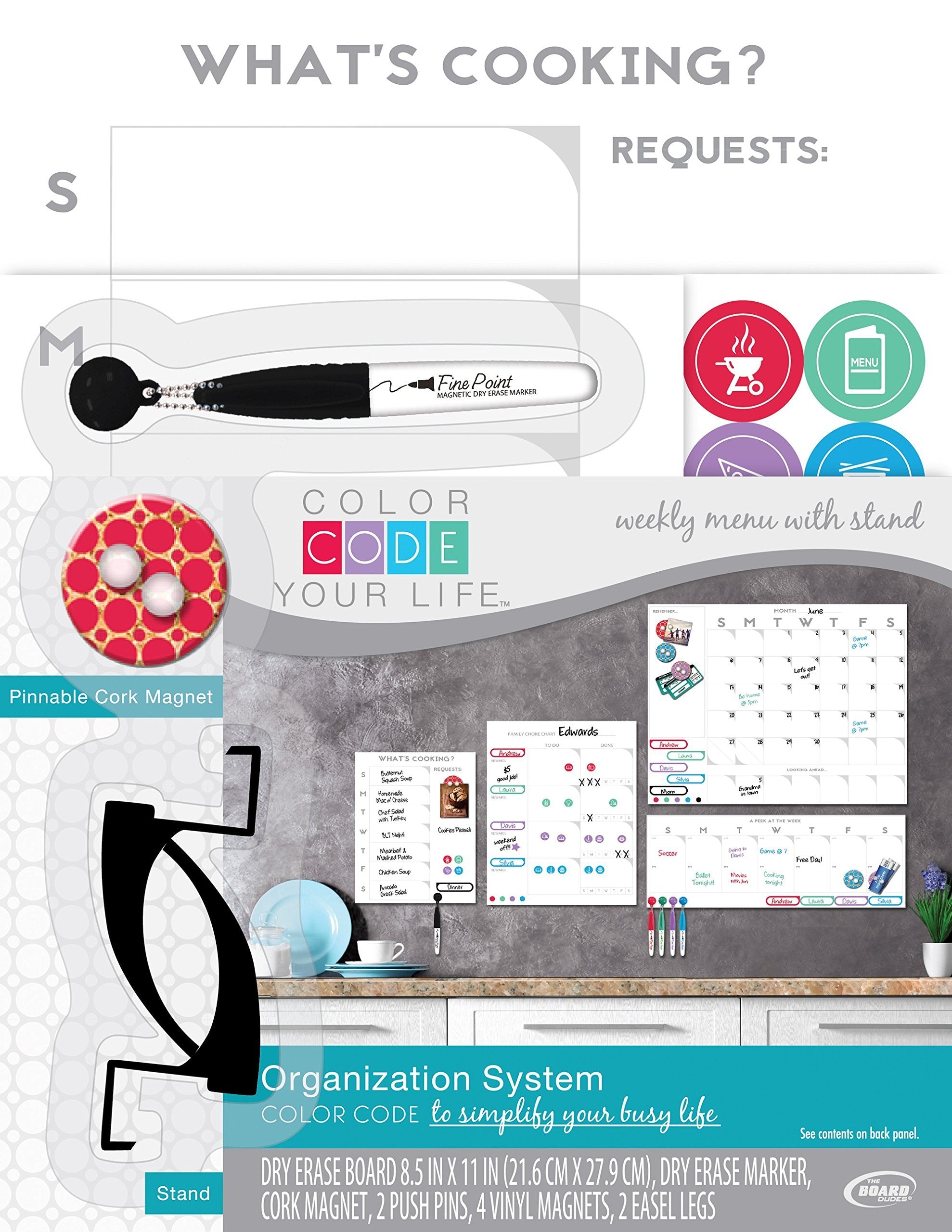 The Board Dudes Dry Erase Board Childrens Dry Erase Board (FFM34)