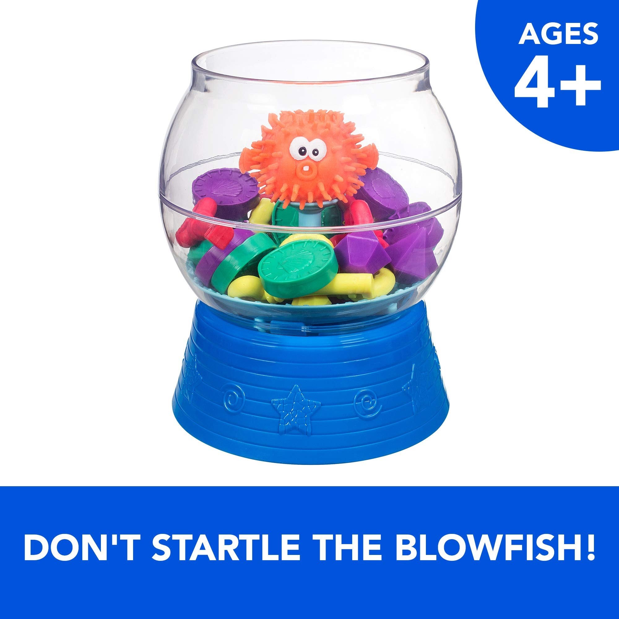 Hasbro Gaming Blowfish Blowup Game for Kids Ages 4 and Up