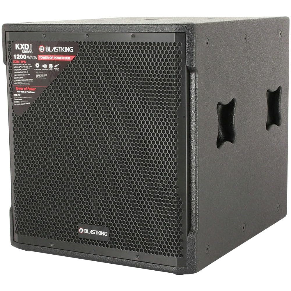 Blastking KXDIITPS 18” Active Subwoofer 1200 Watts Class-D Amplifier