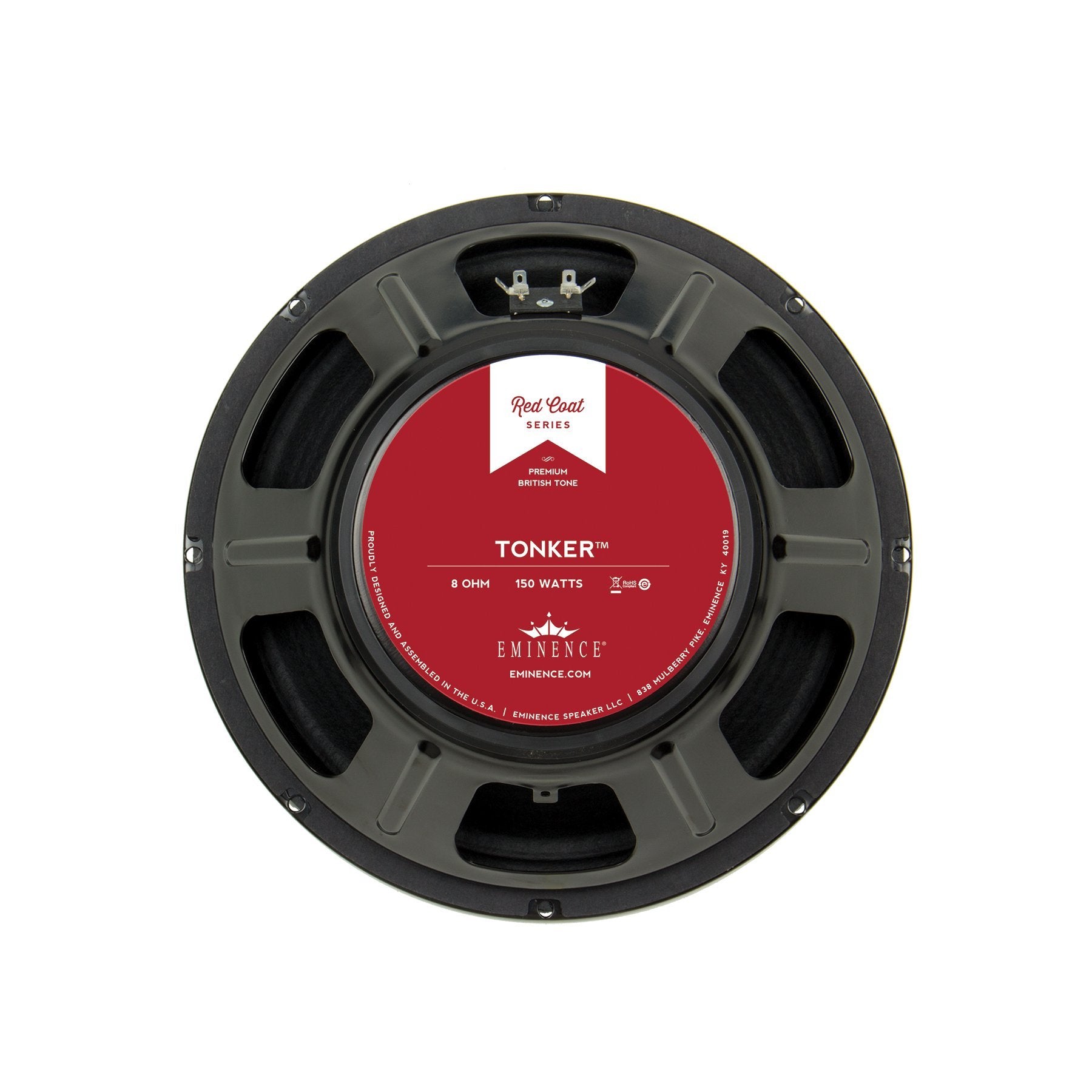 Eminence Red Coat Series The Tonker 12" Guitar Speaker, 150 Watts at 8 Ohms