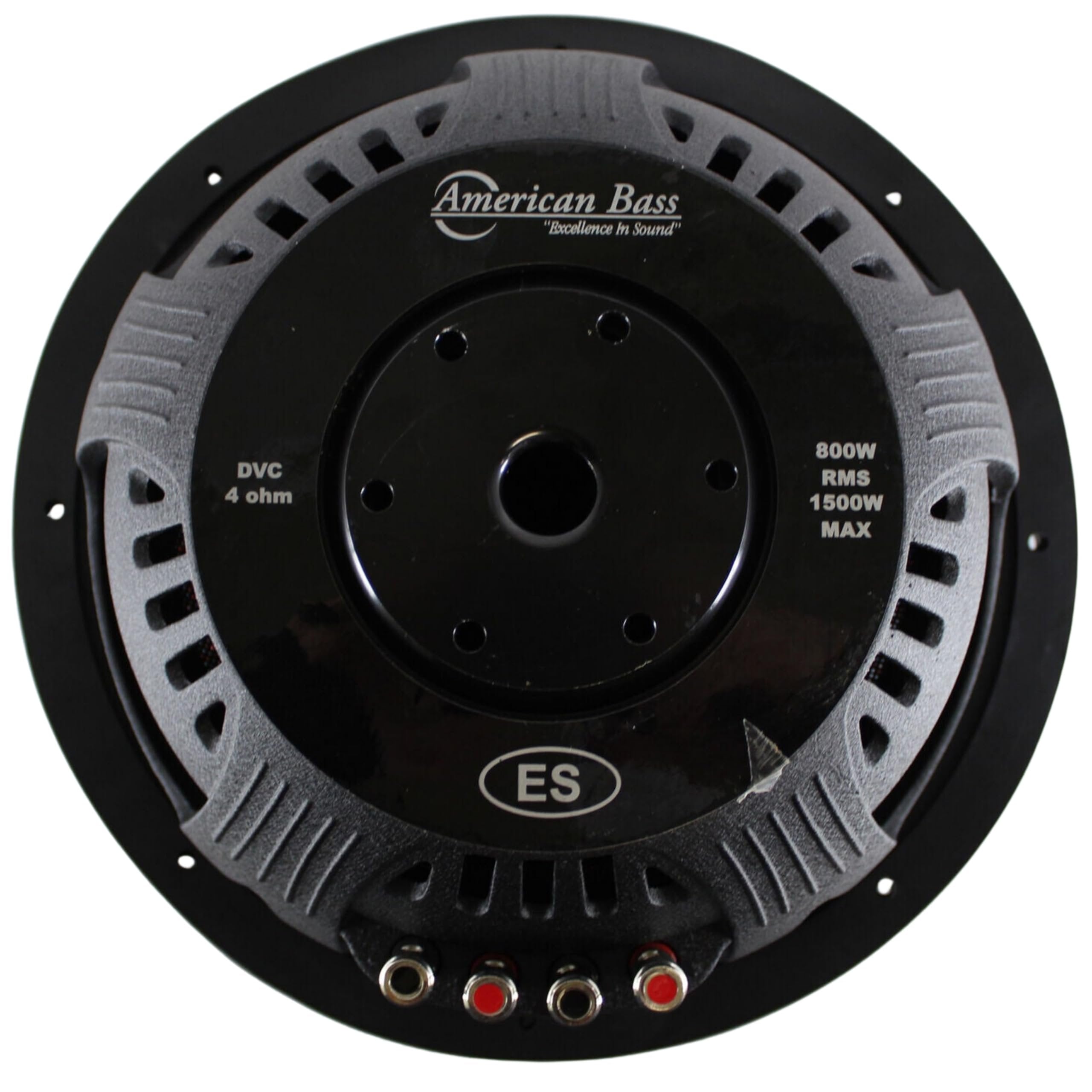 American Bass XD ES 1244 12 Inch Dual 4 Ohm Voice Coil 1500 Watt Max Power Subwoofer Speaker w/ 65 Ounce Magnet & Carbon Fiber Non Pressed Paper Cone