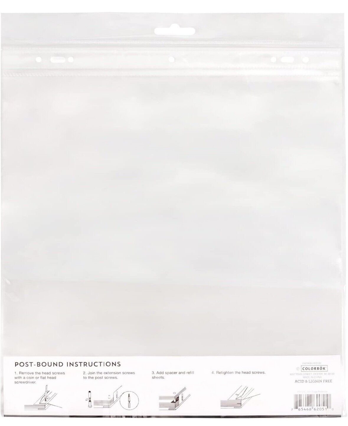 Colorbok Page Protectors (10 Pack), 12 by 12",White