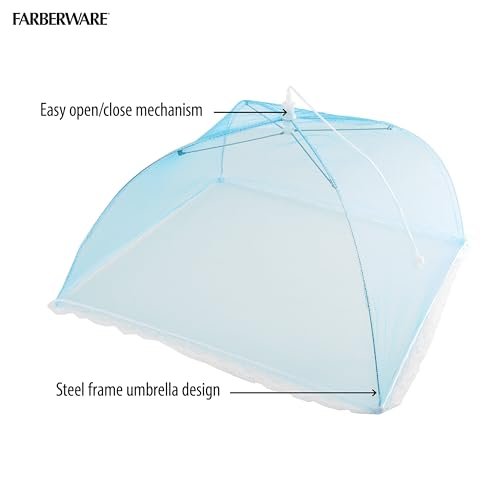 Farberware BBQ Food Tents, Set Of 2, Green and Blue