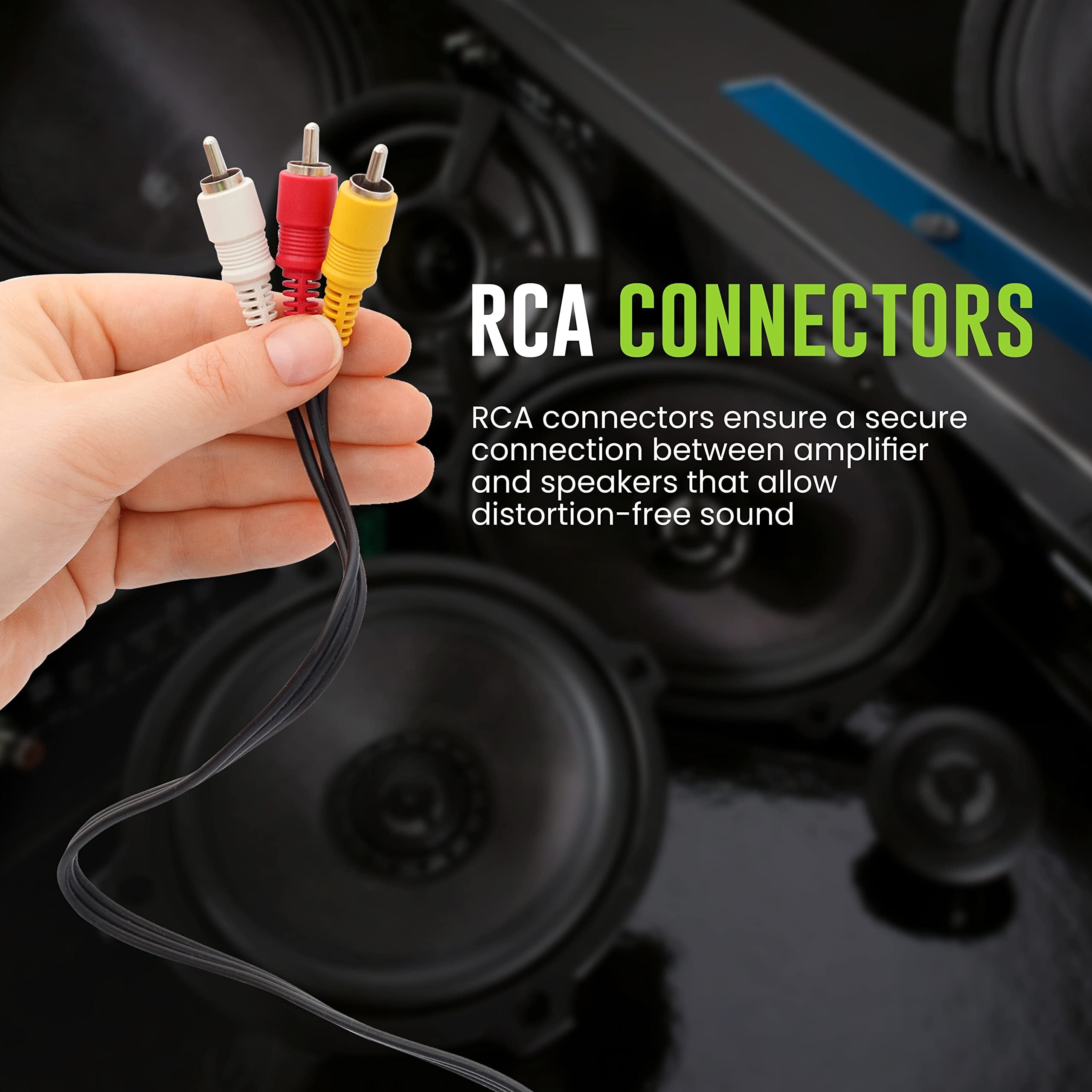 Banda Audioparts 1-Channel Vehicle Audio Bass Amplifier High Powered Mono Bass Amplifier w/Subsonic Filter & Low Pass Filter Stable at 1ohm,LED Indicators,Sound Specialization,Green-VIKING15000GREEN