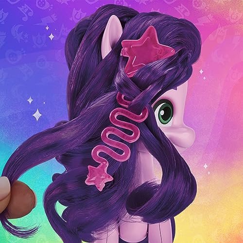 My Little Pony Toys Princess Pipp Petals Style of The Day, 5-Inch Hair Styling Dolls, Toys for 5 Year Old Girls and Boys
