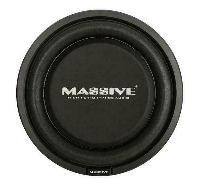 Massive Audio UFO 10 Series 10-Inch 300-Watt-RMS Dual 4-Ohm Slim Subwoofer
