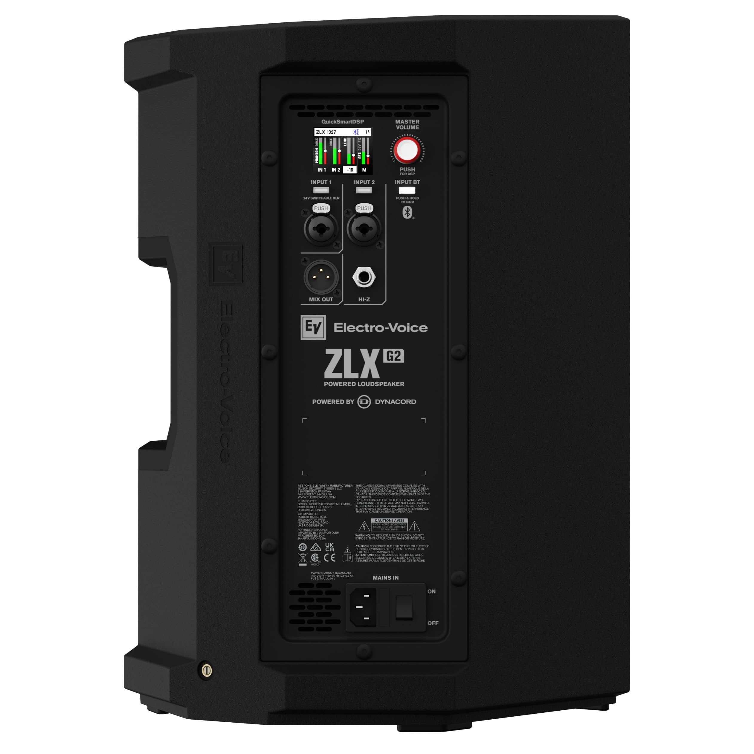 Electro Voice ZLX-8P-G2 8-Inch 2-Way Powered Loudspeaker with Bluetooth (Black)