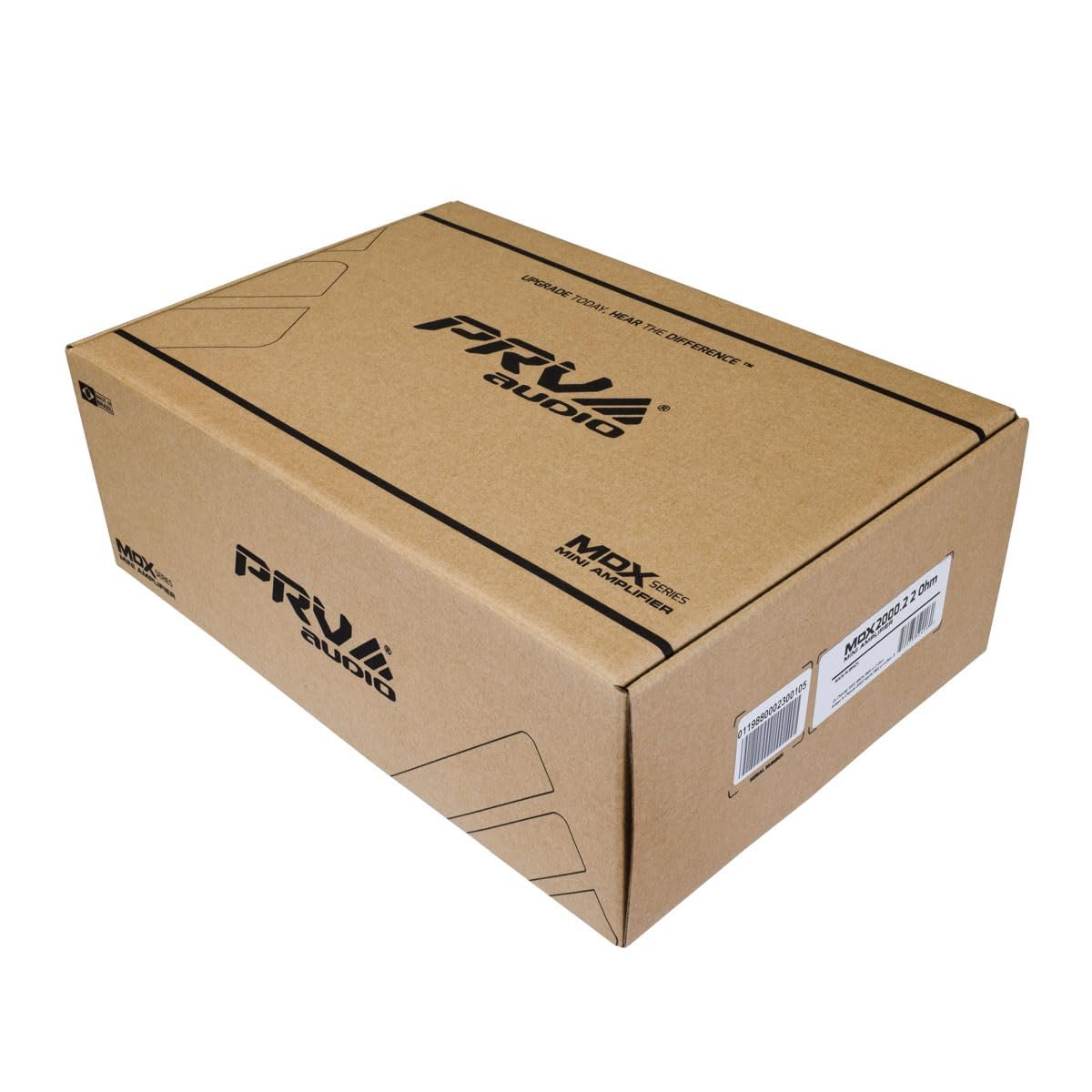 PRV Audio MDX2000.2 2 Ohm Mini 2 Channel Car Audio Amplifier 2X 1000 Watts RMS at 2 Ohm - Bridged 1CH 2000 Watt at 4 Ohm for Powersports, Motorcycles, ATV, for High Power Stereo Speaker Systems