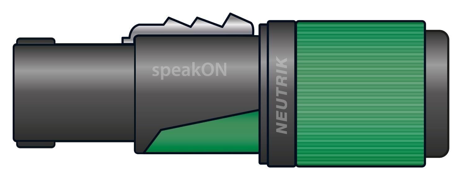 Neutrik NL4FXX-W-L SpeakON 10-16 mm XX Series 4 Pole Chuck Speaker Connector...