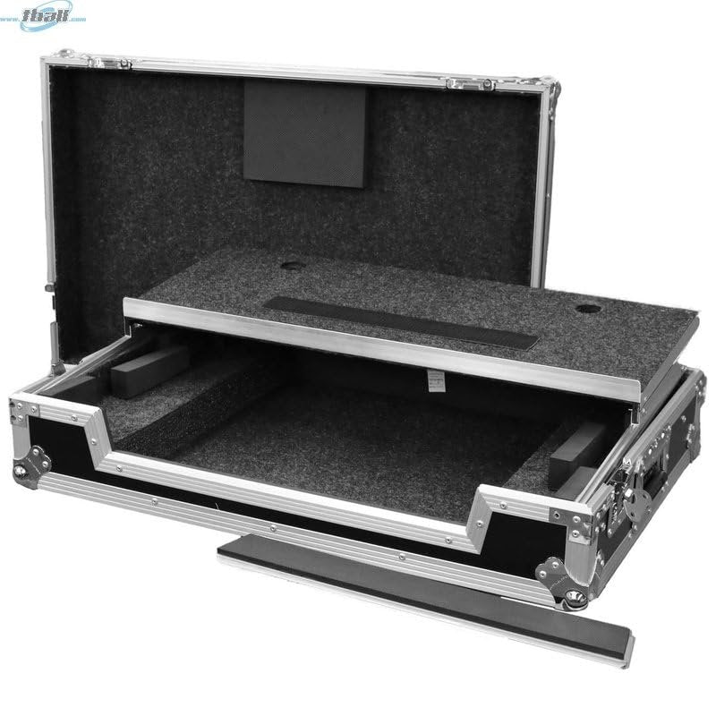Deejay LED TBHDDJFLX10LT Case for DDJFLX10 with Convenient Laptop Shelf DJ Travel Gig Storage Equipment