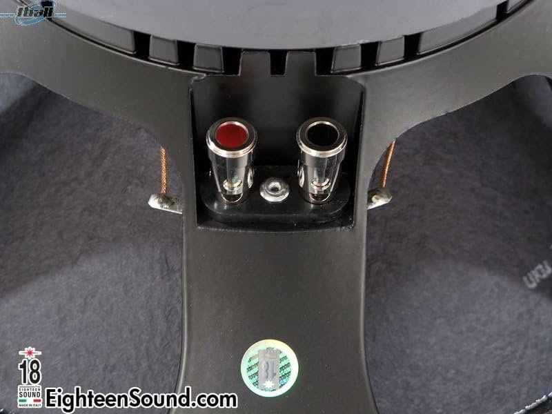 Eighteen Sound 18LW1400-8 LF Drivers 18-inch Extended LF Ferrite Transducer 1000 Watts RMS 1400 Watts Peak with Carbon Fiber Reinforced Straight Ribbed Cone 8 Ohms