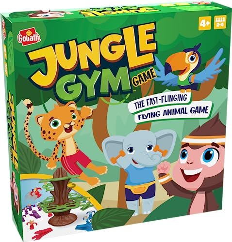 Goliath Jungle Gym Game - Fast-Flinging Flying Animal Game - Ages 4 and Up, 2-4 Players