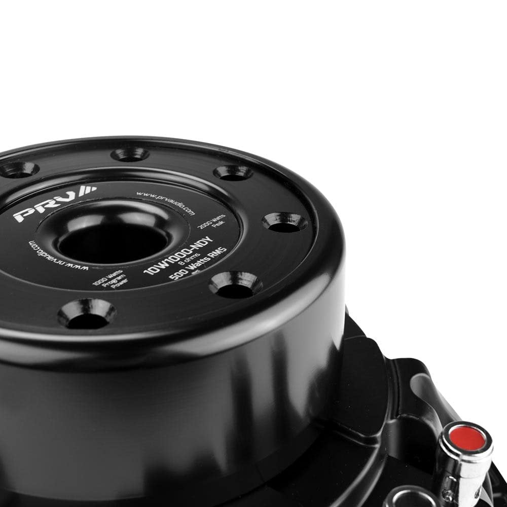 PRV AUDIO 10 Inch Woofer Speaker 10W1000-NDY 1000 Watts Program Power, 8 Ohms, 3 in Voice Coil, 500 Watts RMS, Unique Sound Reproduction Midbass Woofer Driver (Single)