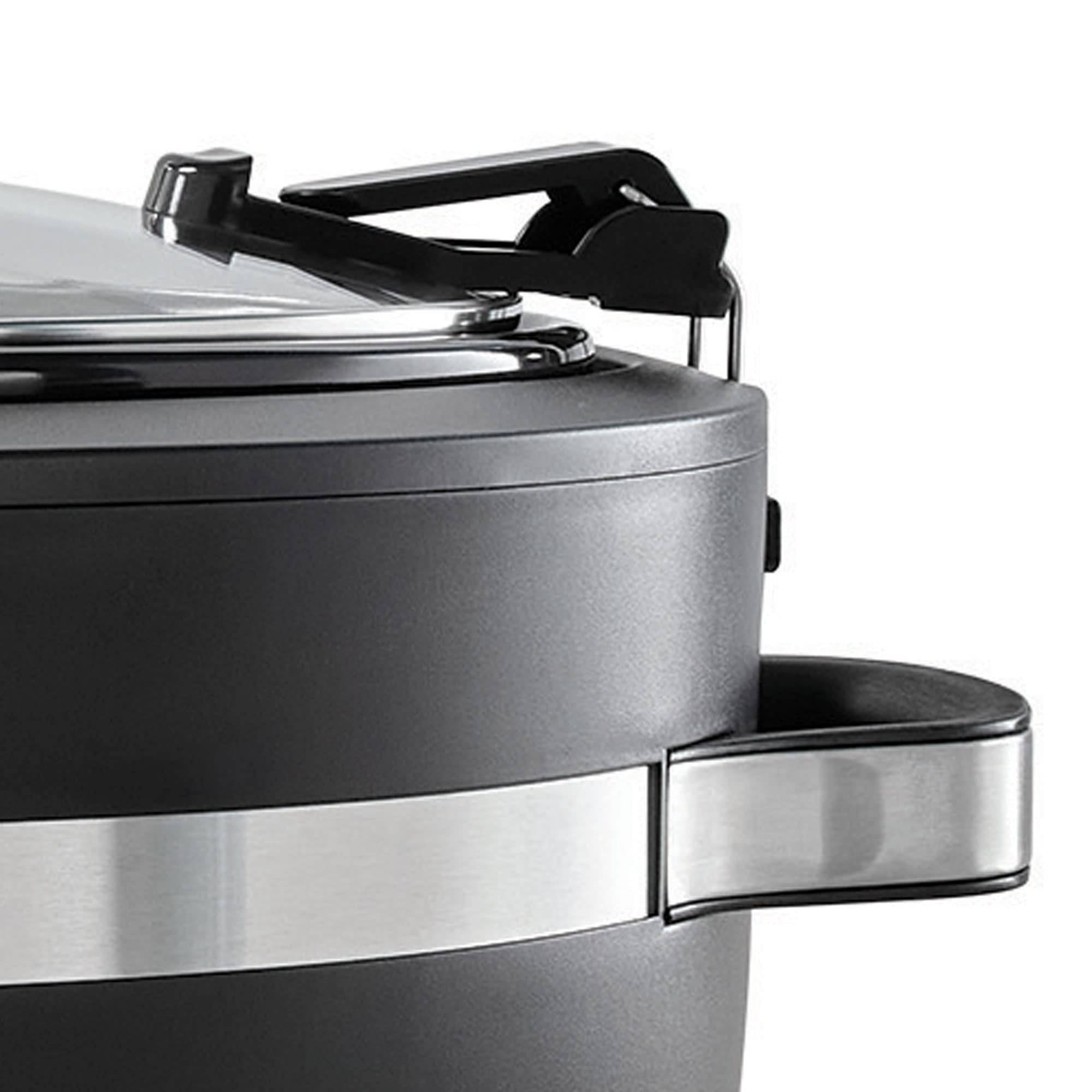 Crockpot Thermoshield Easy Carry Handles |6 Quart Manual Slow Cooker, Black