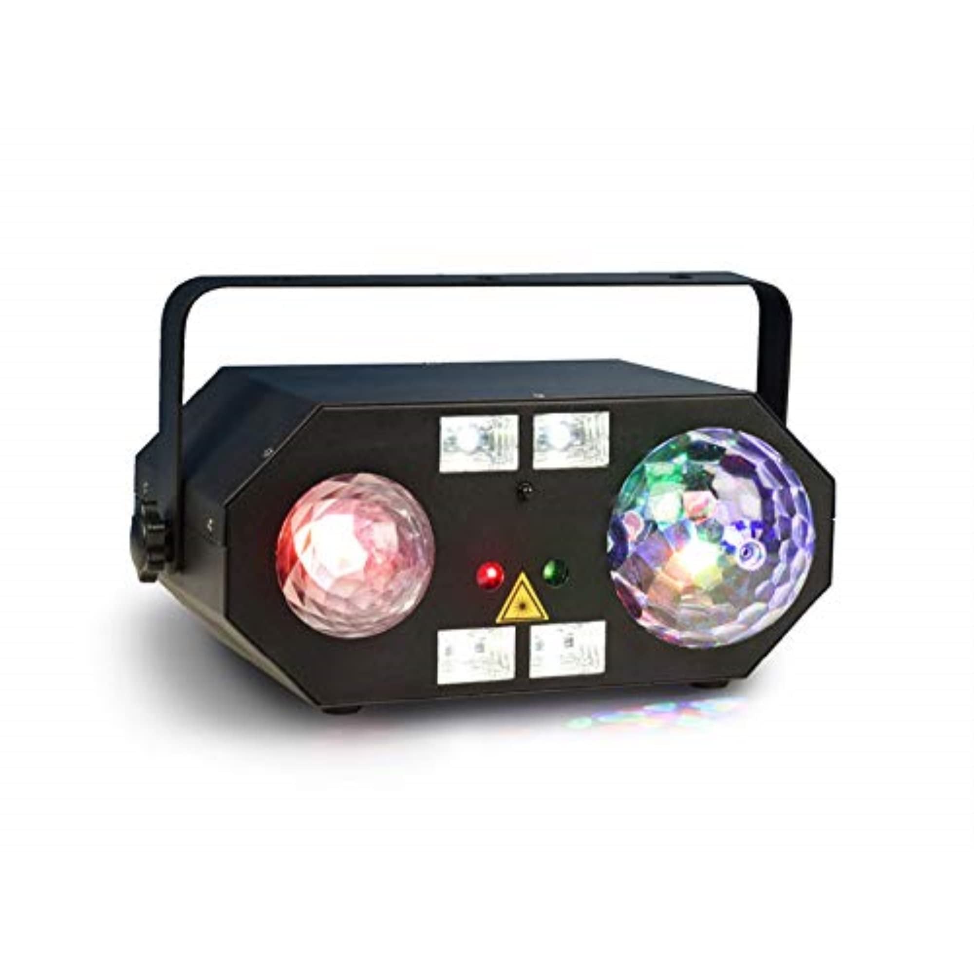 VocoPro DJ-SMART-LIGHTSHOW - 5-In-1 Multi-Effect Light with Water Wave, Moonflower, Strobe, UV & Lase