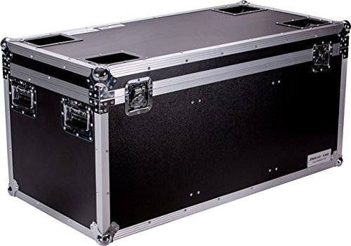Deejay LED Flight Utility Trunk Caster Board Two Matching Black Dividers Engineered to Hold Tools/Lighting Ata-300 Quality Durable Case 1/2-Inch Laminated Plywood Construction (TBHTUT442722W)