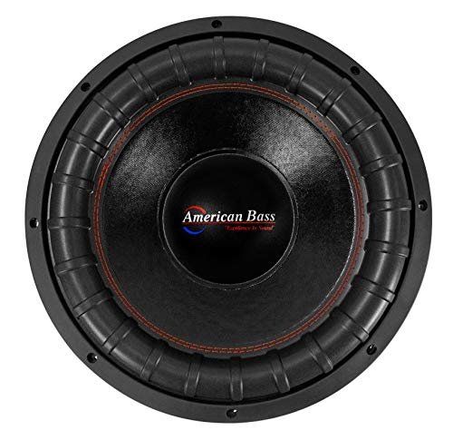 American Bass XFL-1544 15-inch XFL Subwoofer Woofer 1000 Watt RMS & 2000 Watt Max Dual Voice Coil 4 Ohm Voice Coils 200 Oz Magnet